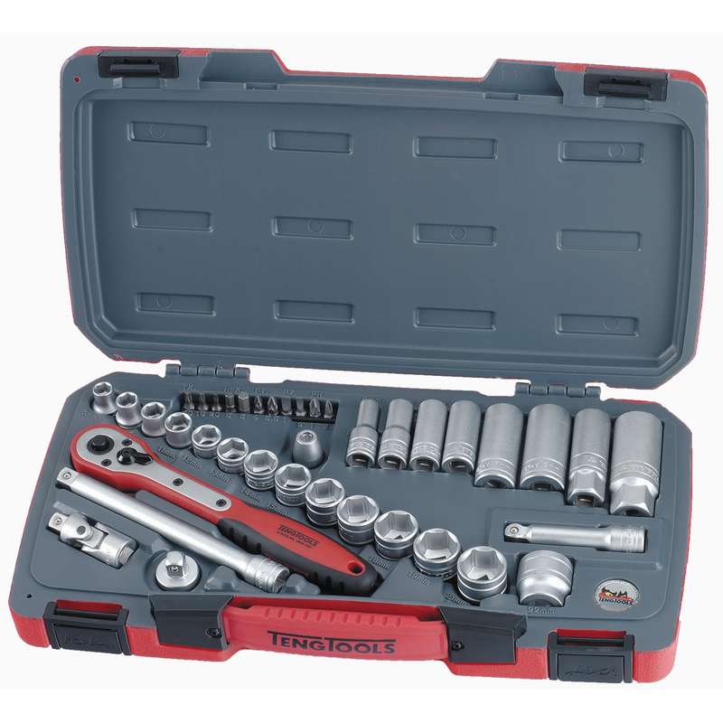 Socket Set 3/8in Drive MM 39 Pieces - T3839