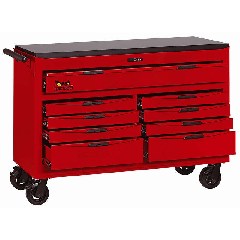 Tool Box Roller Cabinet 9 Drawer 53in - TCW809N