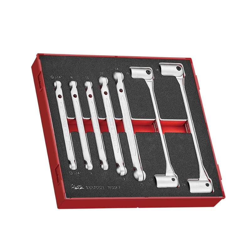 Wrench Set Double Flex 7 Pieces - TEDDF7