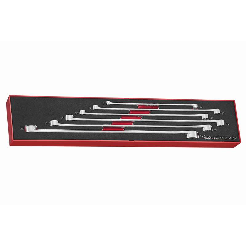 Spanner Set Double Ring 6 Pieces EVA - TEXFLS06