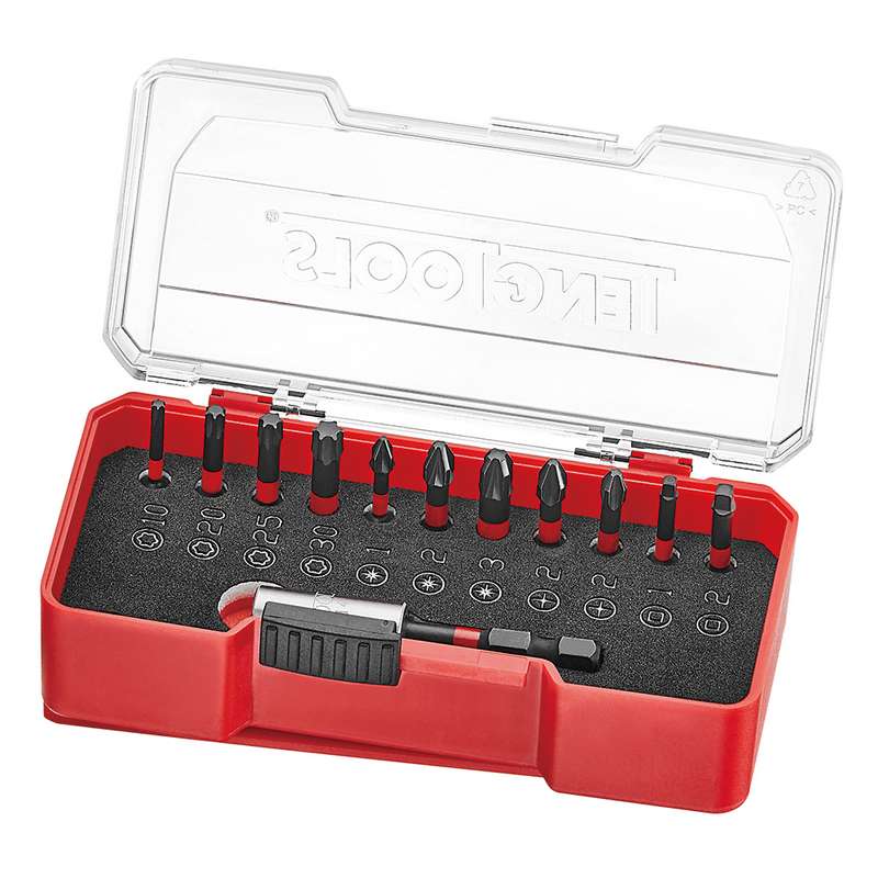 Bits Set Construction Impact 12 Pieces - TJ1412