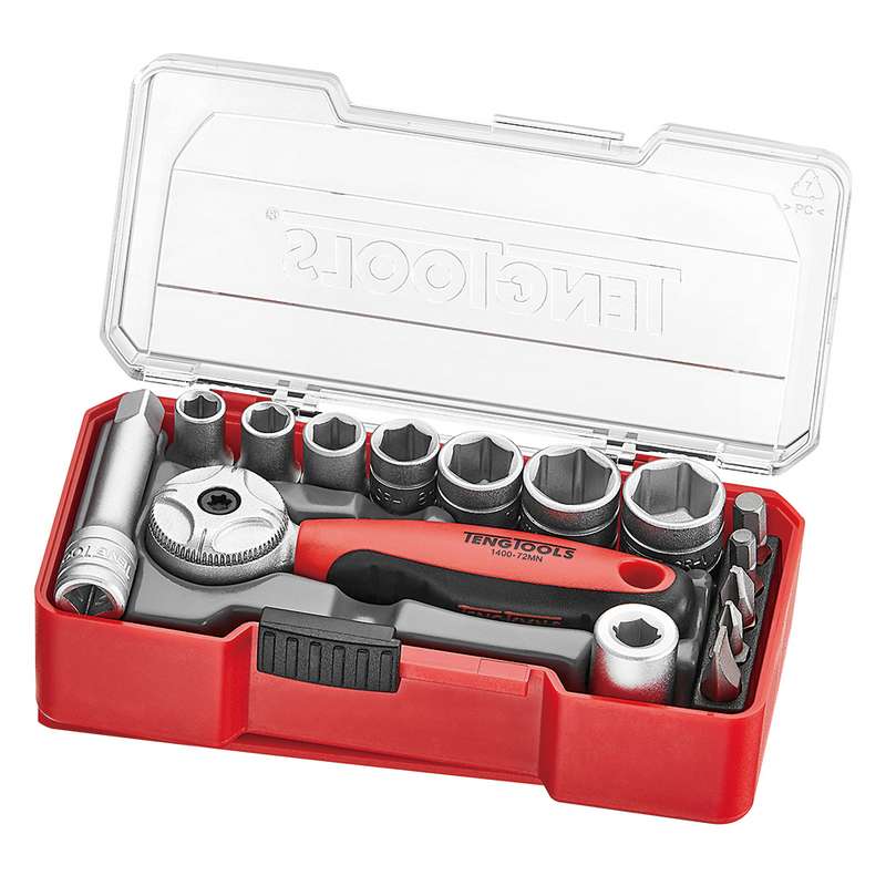 Socket Set 1/4 inch Drive 15 Pieces - TJ1415