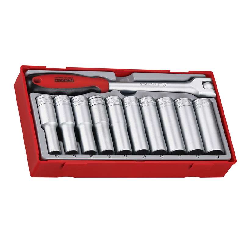 Socket Set 1/2 inch Drive 11 Pieces - TT1211