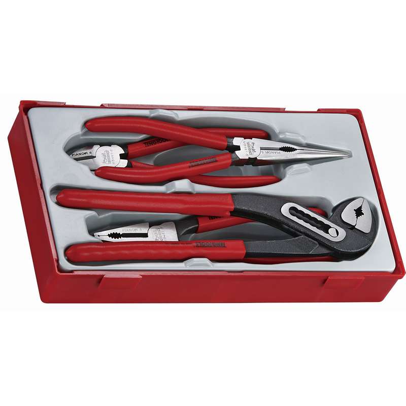 Plier Set Vinyl Grip 4 Pieces - TT440