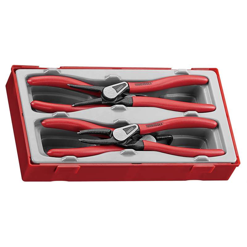 Plier Set 7 inch Spring Circlip 4pcs - TT474-7E