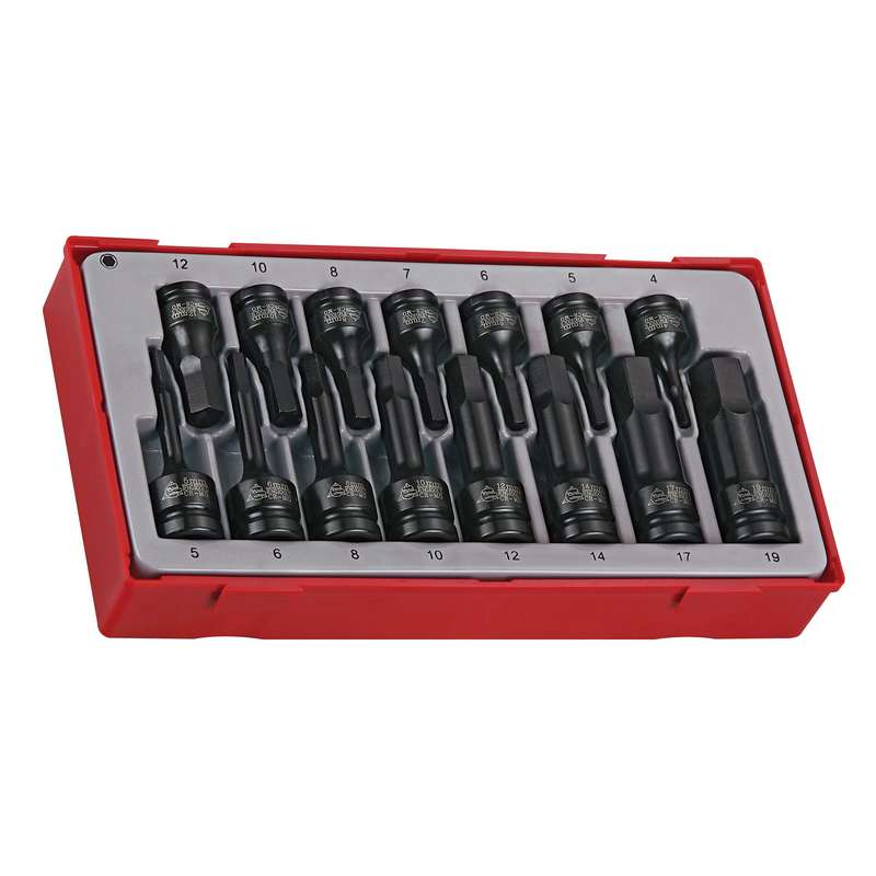 Impact Socket Set 3/8 1/2 dr Hex 15pc - TT9015HX