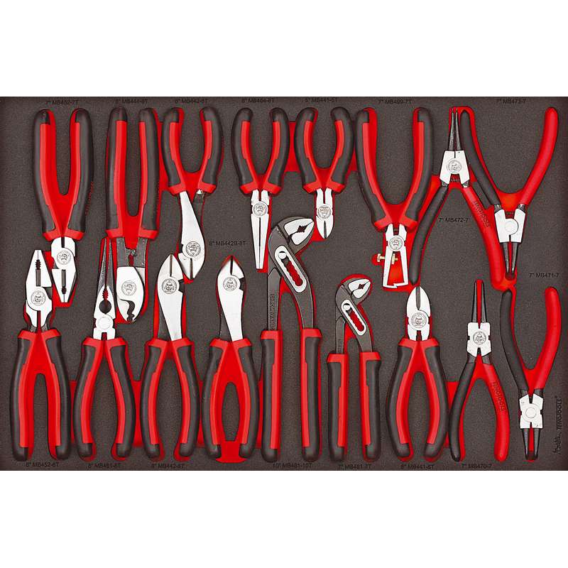 Plier Set Power Grip 17 Pieces - TTEMB17