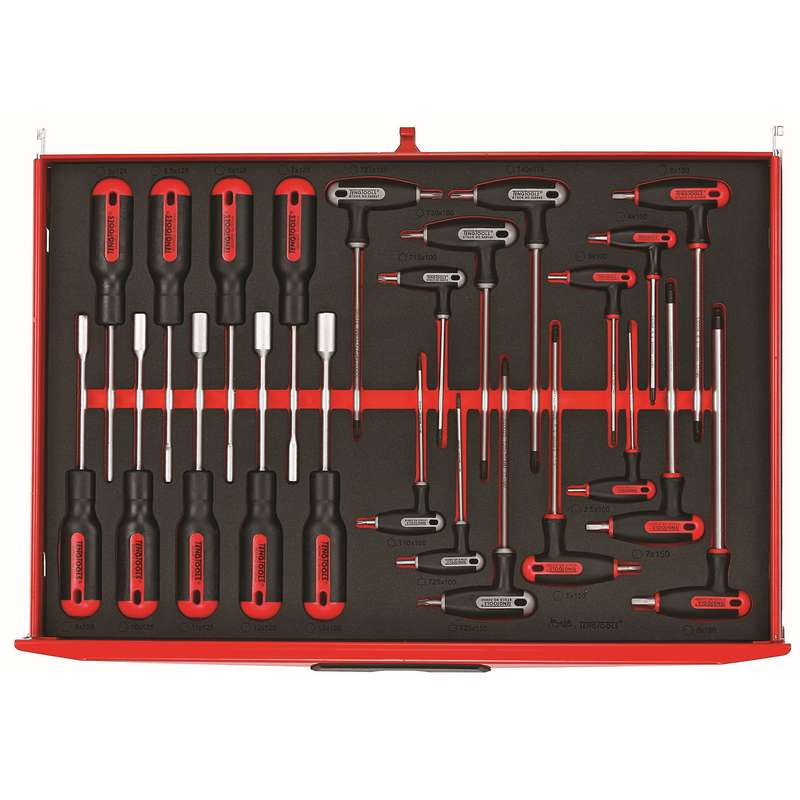 Nut and T Handle Driver Set 23 Pieces - TTEX23N