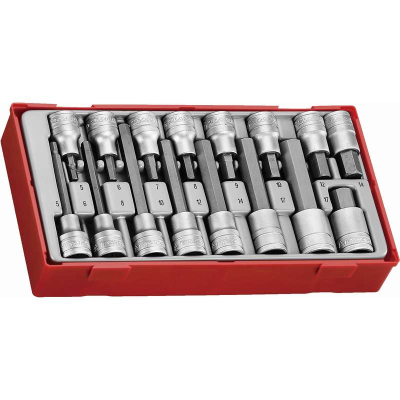 Socket Set 1/2 inch dr Hex Bit 16pcs - TTHEX16