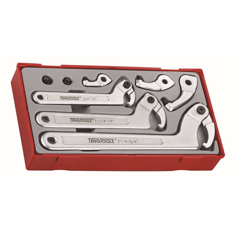 Wrench Set Hook and Pin 8 Pieces - TTHP08