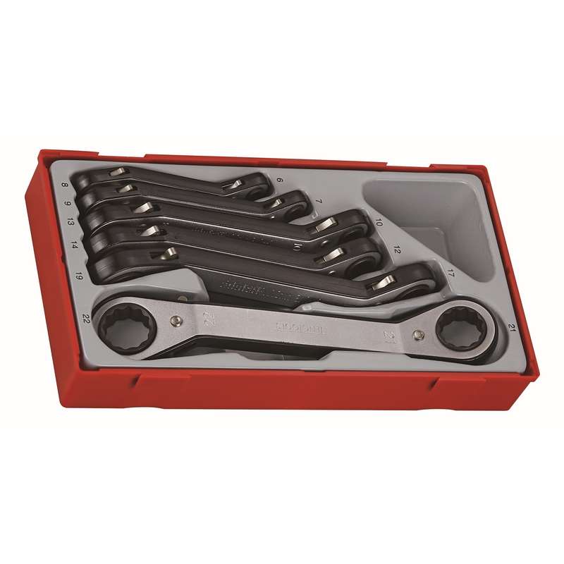 Wrench Set Ratchet Offset Ring 6pcs - TTRORS