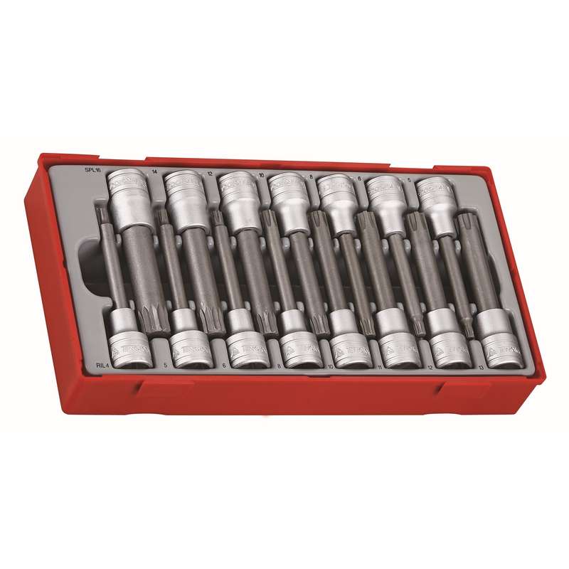 Socket Set 1/2in Drive Ribe/XZN 15pcs - TTRS15