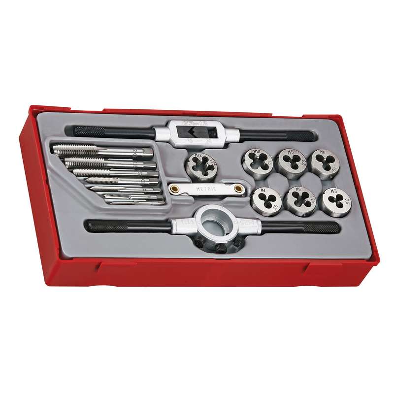 Tap and Die Set 17 Pieces - TTTD17