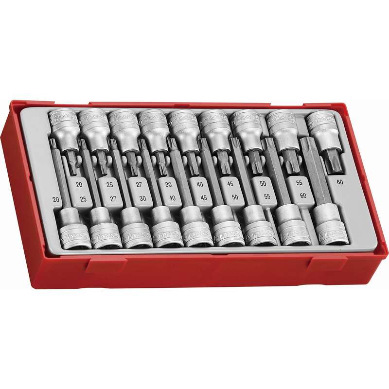 Socket Set 1/2 inch dr TX Bit 18pcs - TTTX18