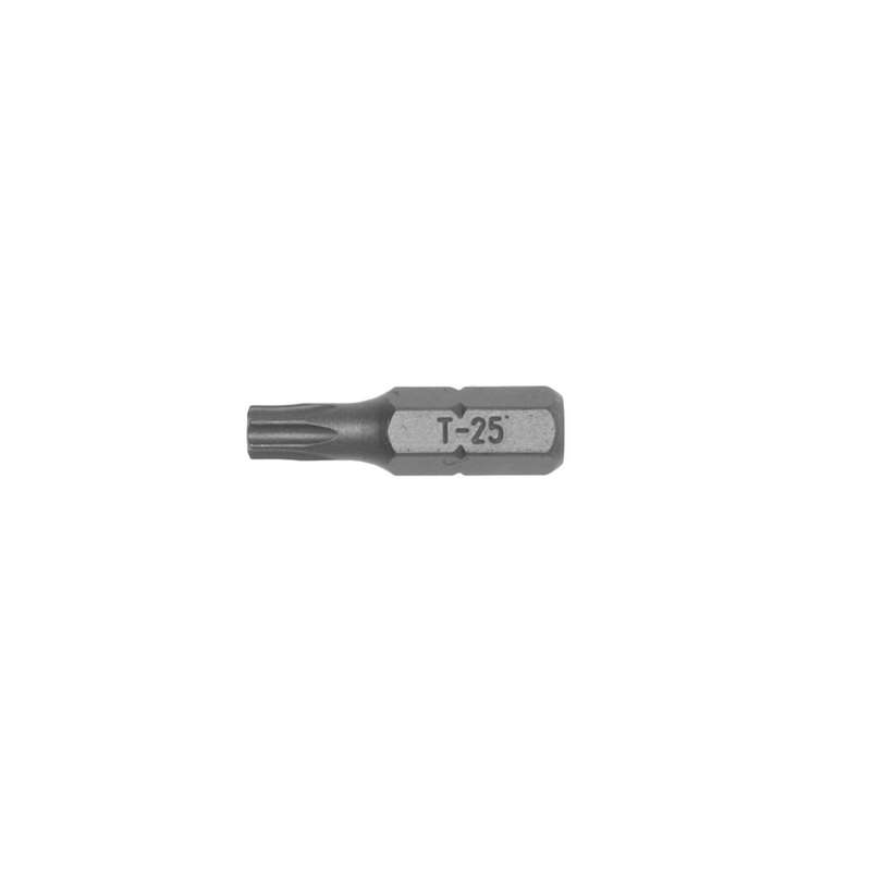 Bit TX25 25mm 1/4 Hex Drive 3 Pieces - TX2502503