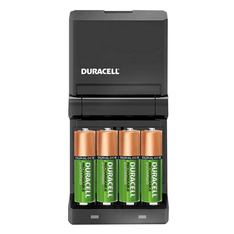 DURACELL Hi Speed Charger with 2 x AA  & 2 x AAA 'Duralock' Batteries BAT185