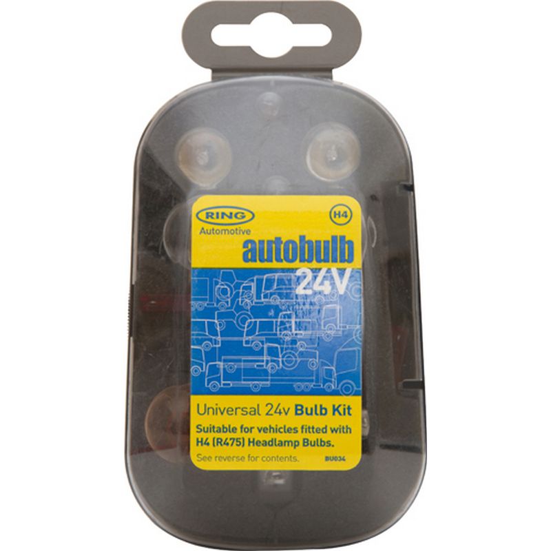 RING H4 Headlamp 24V Auto Bulb Kit EBU034