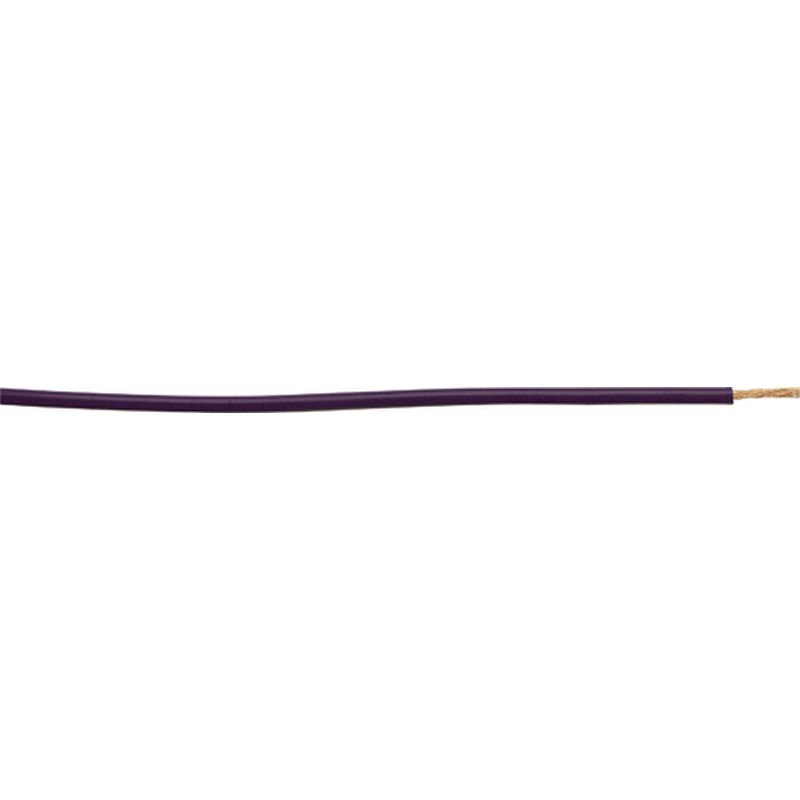 Cable Length 50m Thick Wall Single 1mm 14/.30 50m Purple EC2000PU