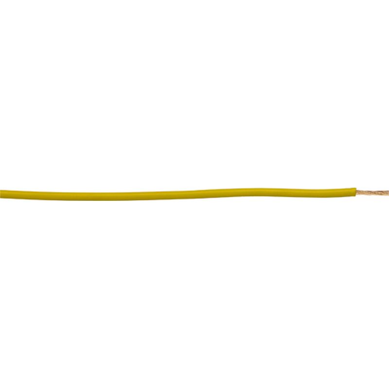 Cable Length 50m Thick Wall Single 1mm 14/.30 50m Yellow EC2000YE
