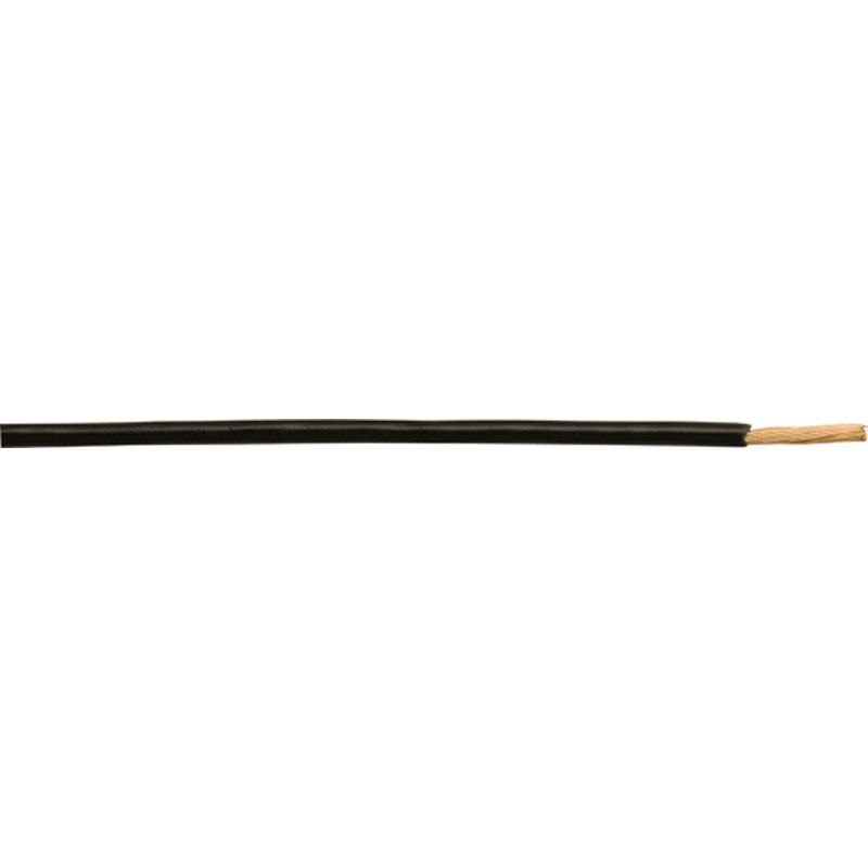Cable Length 50m Thin Wall Single 2mm 28/.30 50m Black EC300BK