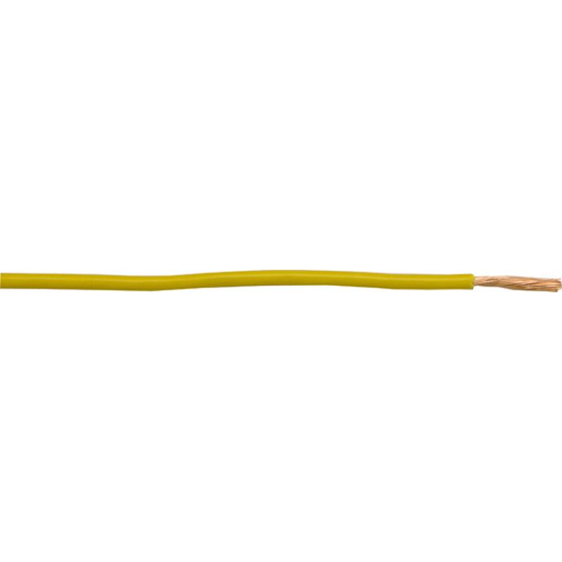 Cable Length 50m Thin Wall Single 2mm 28/.30 50m Yellow EC300YE