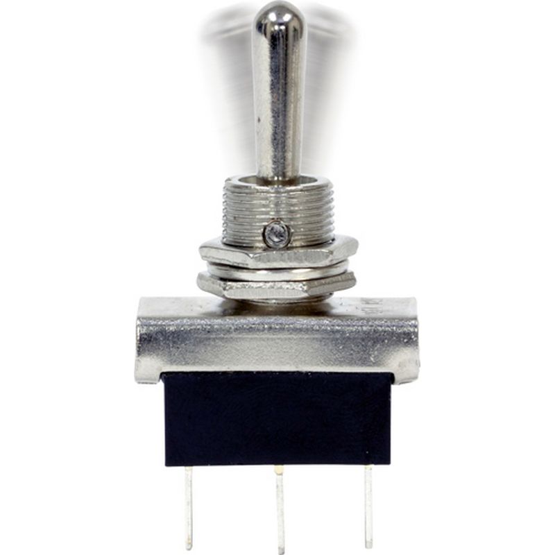 Pack of 10 12V Metal Toggle Switches - Flash/Off/Flash EC69