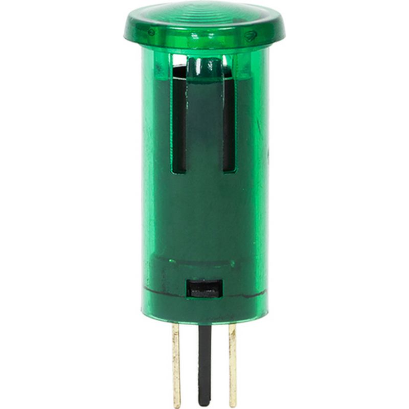 Pack of 10 12V Indicator Indicator Lights - Green EC84