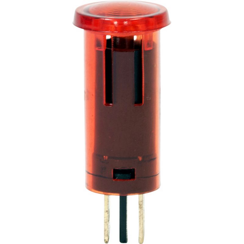 Pack of 10 12V Indicator Indicator Lights - Red EC85