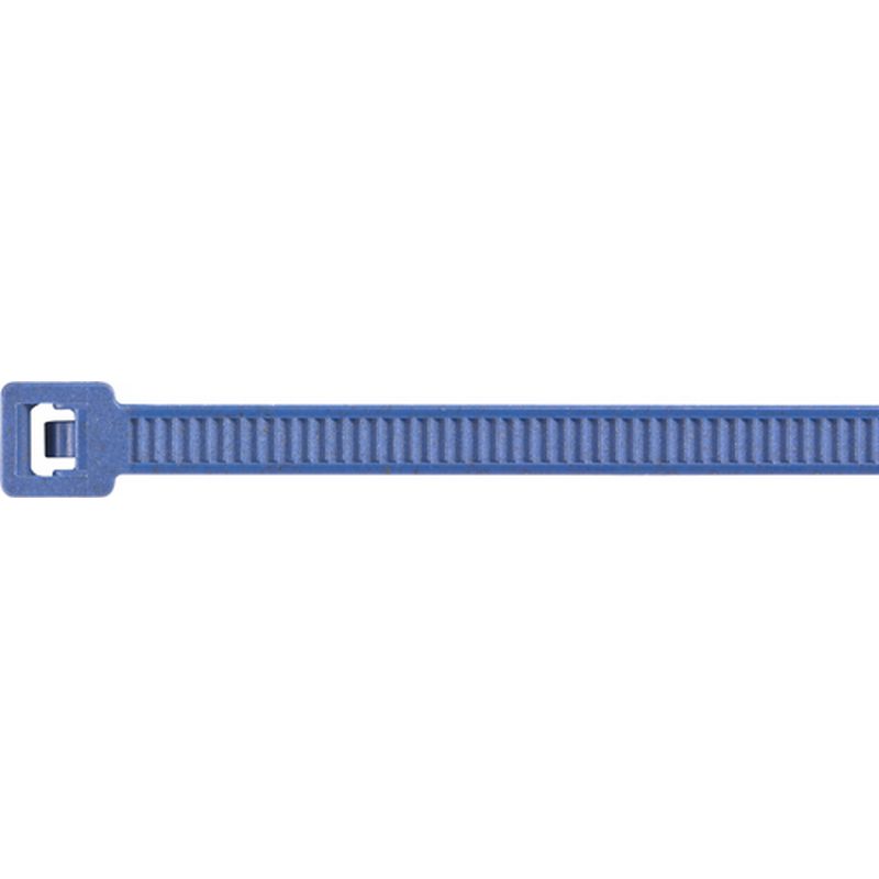 Pack of 100 Metal Content Cable Tie 390 x 4.6 Blue ECT40