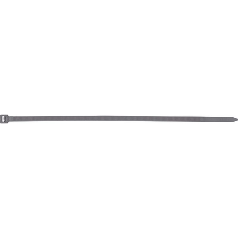 Pack of 100 Cable Ties 370mm x 4.8mm Silver ECTG437