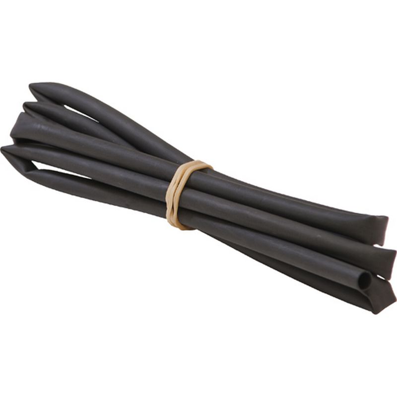Length 1.22m Heat Shrink Tubing Adhesive Fill Black 4.8mm EHS61
