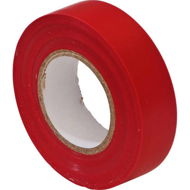 Pack of 10 PVC Insulation Tape 19mm Red 20m EPT14