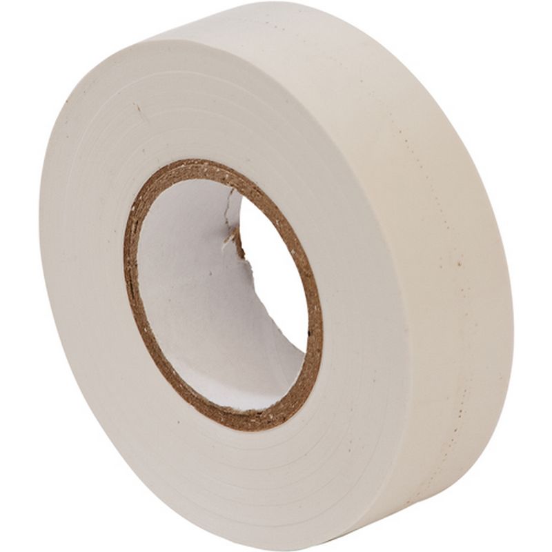 Pack of 10 PVC Insulation Tape 19mm White 20m EPT15