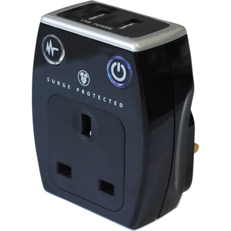 Surge Protector with 2 x USB Sockets ERP71