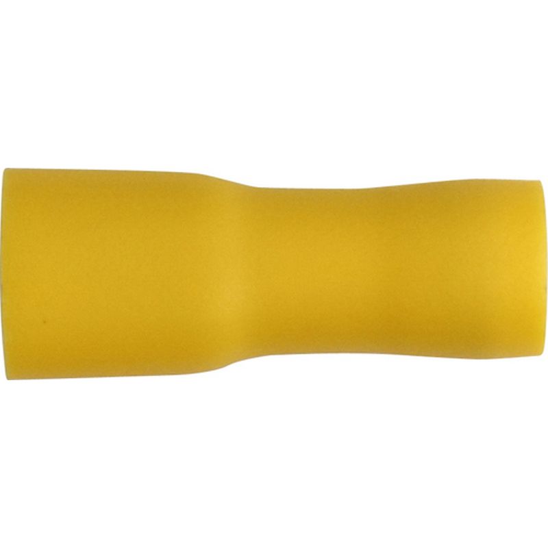 Pack of 100 Terminals Yellow Fully Insulated Fem 6.3mm ET11