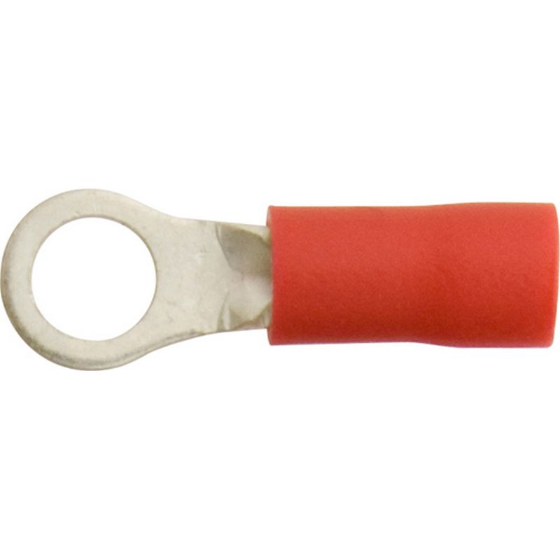Pack of 100 Terminals Red Ring 4.3mm (4BA) ET20