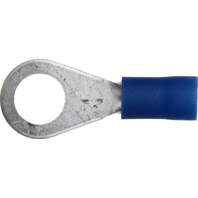 Pack of 100 Terminals Blue Ring 6.4mm (1/4) ET26