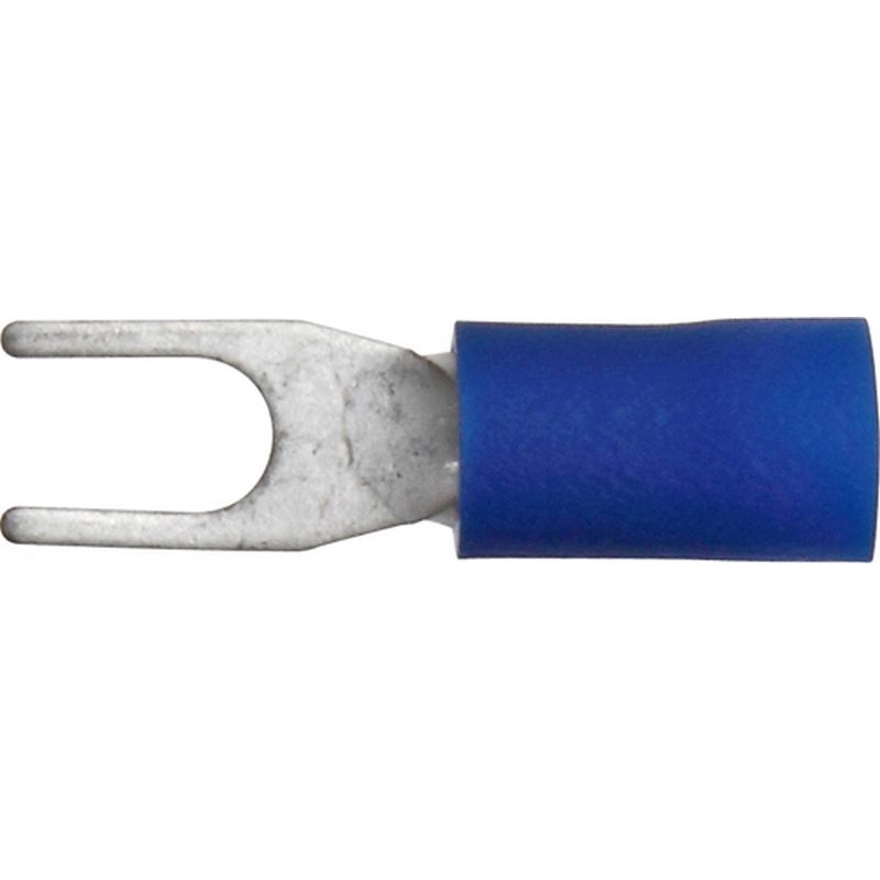 Pack of 100 Terminals Blue fork 3.7mm (4BA) ET52