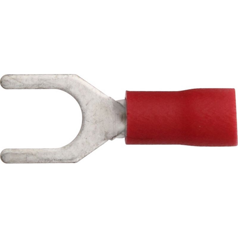 Pack of 100 Terminals Red fork 5.3mm (2BA) ET53