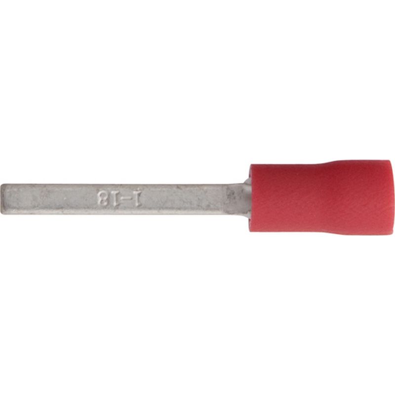 Pack of 100 Terminals Red Blade 18mm x 2.3mm ET55