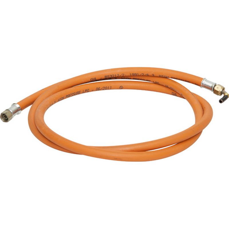 Gas Hose with 1/4" BSP Female Fittings including 90&deg; Fitting GAS36