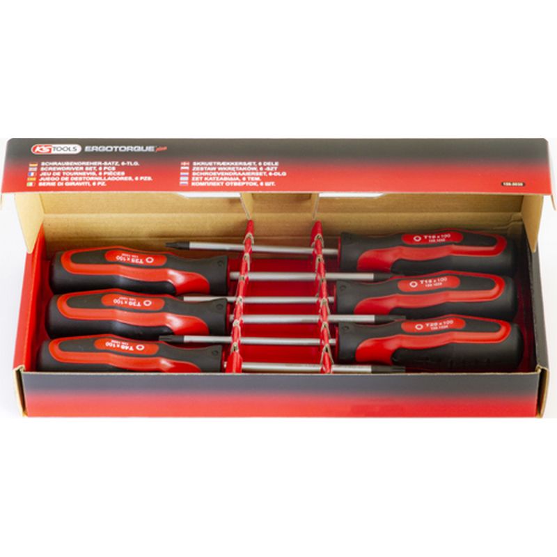 KS TOOLS 'ERGOTORQUEplus<sup>&reg;</sup>' TORX<sup>&reg;</sup> Screwdriver Set K159.0030