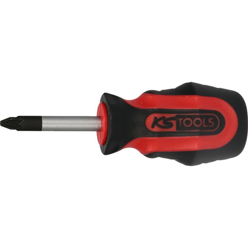 KS TOOLS 'ERGOTORQUEplus<sup>&reg;</sup>' Stubby Screwdriver   POZIDRIV<sup>&reg;</sup> K159.1046