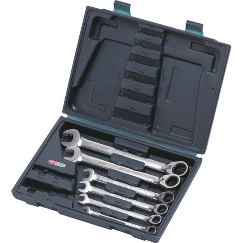 KS TOOLS 'GEARplus<sup>&reg;</sup>' Reversible Ratchet Combination Spanner Set K503.4646