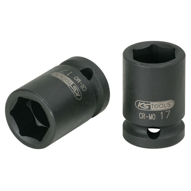 KS TOOLS 1/2" Drive Regular Impact Sockets K515.1008