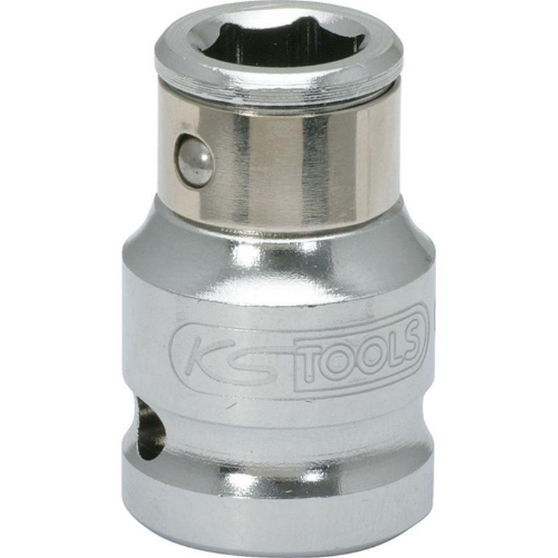 KS TOOLS 10 mm Dr. Hex Bit Socket Adaptor K911.4312
