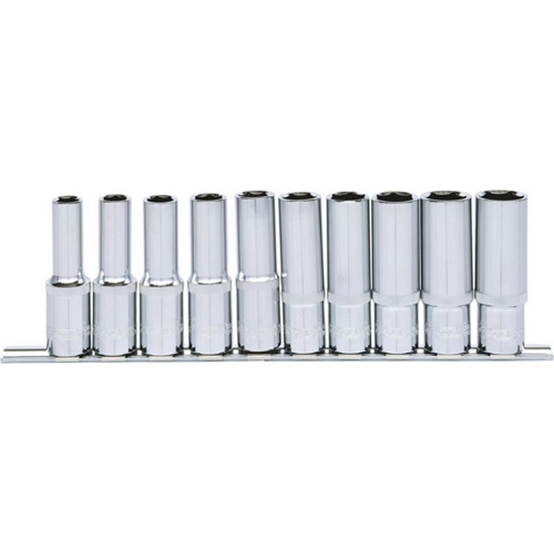 KS TOOLS 'CHROMEplus<sup>&reg;</sup>' 1/2" Drive Deep Socket Set K918.0612