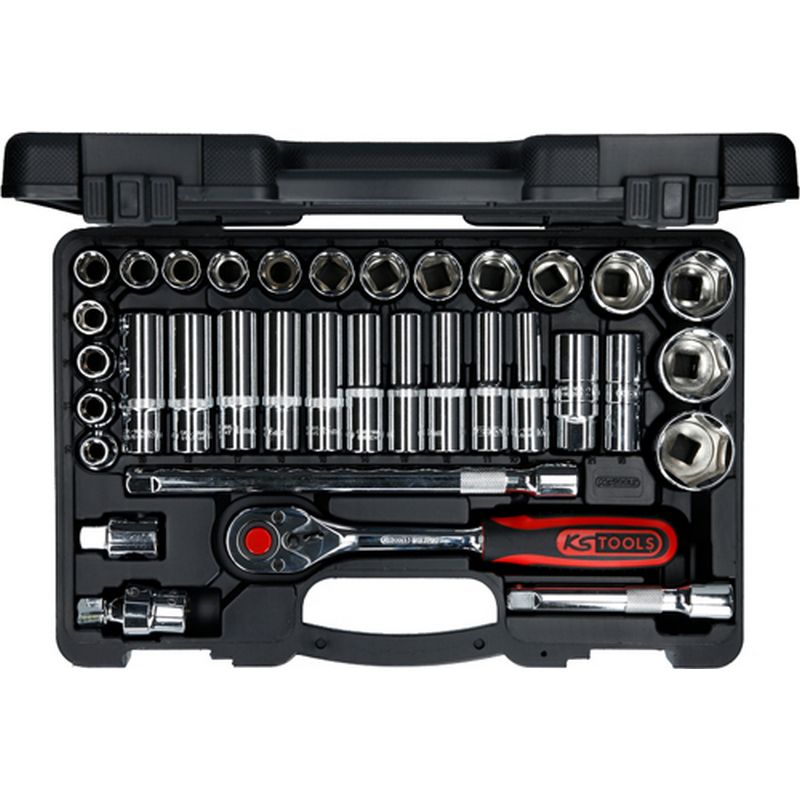 KS TOOLS 'CHROMEplus<sup>&reg;</sup>' 1/2" Drive Socket Set K918.0635