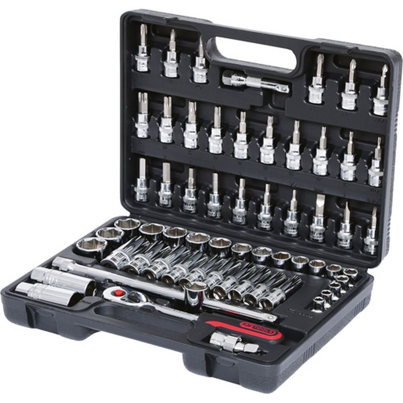 KS TOOLS 'CHROMEplus<sup>&reg;</sup>' 3/8" Drive Socket & Bit Socket Set K918.0661