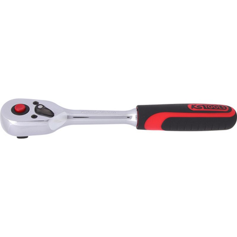 KS TOOLS 'CHROMEplus<sup>&reg;</sup>' Reversible Ratchets K918.3800
